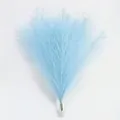 Light blue artificial pampas grass feather bundle for wedding and home decoration - New Lake Blue
