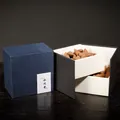 Premium agarwood incense cones in an elegant blue gift box for home air purification - Agarwood / 120 Pieces/Pack