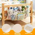 Bohemian kids toy hammock details showing pure cotton mesh and foldable storage feature - Standard Type