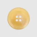 High-quality yellowish urea button featuring delicate marble texture for premium apparel - 24L=15.0MM / Light Amber Marble