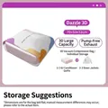 Colorful 3D vacuum storage bag 70x50x32cm for space-saving blankets and clothes - Colorful 3D Series / 70x50x32cm