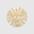Luxury Japanese cream resin button with elegant starburst relief for high-end garments - Creamy White Starry Texture (40#) / 15.0mm (24L)