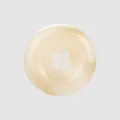 High-end Japanese beige marble texture resin button with four holes for luxury designer clothing - 15.0MM (24L) / Beige (Color #020)