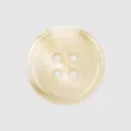 High-end creamy yellow resin button with marble texture for clothing accessories - 24L=15.0MM / Cream Marble Pattern (020#)