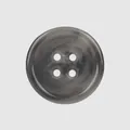 Professional high-end grey marbled resin four-hole button accessory for coats and suits. - 24L=15.0MM / Grey Marble Pattern (05#)
