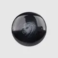 Bouton haut de gamme en résine noire avec motif tourbillon gris - 15.0mm / Motif Marbre Noir