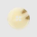 High-quality cream resin button with natural tortoiseshell pattern and 4-hole design - 15.0mm (24L) / Amber Tortoiseshell (Color 40#)