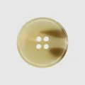 High-quality elegant beige resin button with natural horn-like pattern for premium garments - Cream Tortoiseshell (Color 68#)