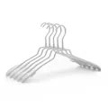 Cintres blancs antidérapants durables avec un design ergonomique préservant les épaules - Blanc