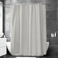 Dikke waterdichte douchegordijn voor badkamer, effen doucheafscheiding voor thuis. - 180*180 / Beige