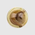 High-end round resin button featuring unique faux horn marble pattern for apparel - 32L (20.0MM) / Faux Horn Texture