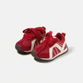 Zapatillas forradas de lana rojas y blancas para niños de 10 meses a 6 años hoy - Talla 16 / Interior 12.5cm / Rojo