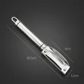 Heavy-duty professional stainless steel vegetable peeler for potatoes and pumpkins - Multi-functional Thick Peeler / 20.5cm x 3.2cm / Silver