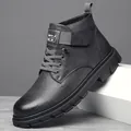 Botas de trabajo Martin grises para hombre con suela de goma antideslizante duradera - 38 / Gris Zapato Único