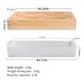 Dimensioni dettagliate e specifiche di capacità per stampo per sapone in legno con silicone - Capacità Estesa 2.5L