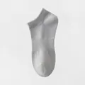 Chaussettes courtes grises en pur coton pour hommes avec bande de soutien élastique - Socquettes / Gris
