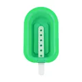 Molde de silicona verde para polos con tapa y palo reutilizable - Verde