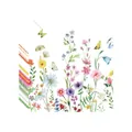 Beautiful watercolor wildflower and butterfly pattern for spring and summer party decorations - Napkins (Pack of 24)