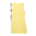 Elegant yellow sleeveless mini dress with round neck and flattering A-line silhouette - XS / Dresses / Yellow