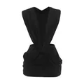 Sexy black deep V-neck sleeveless ruched bodycon mini dress for women - Black