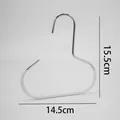 White non-slip metal hat and scarf hanger organizer hook with 15.5cm x 14.5cm dimensions - 14.5x15.5cm / White