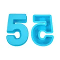 Blue 4 inch number 5 silicone cake mold for birthday party baking and chocolate - Number 5 / Blue