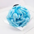 Elegant sky blue satin flower claw clip for women's hairstyle accessories - 10cm Flower Claw / Blue