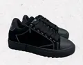 Detalle de las zapatillas NUMERIS de plataforma para hombre en negro - 40 / Todo cuero negro 40-47