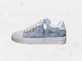 Zapatillas informales NUMERIS para hombre con suela gruesa y motivo jacquard azul - 36 / Azul Cielo Impreso