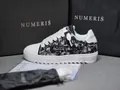 Zapatillas skate Numeris unisex con estampado blanco y negro y suela de plataforma - 38 / Grafiti en blanco y negro