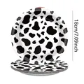 Cow print disposable paper plate for party, 7.09 inch diameter - Cow Pattern 7-inch Plate / Set of 12