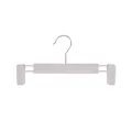 Cintre à pantalons antidérapant minimaliste avec clips de jupe sans couture - Lot de 10 / Kaki Mat