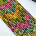 High-quality lavender purple amethyst round loose beads for custom jewelry making - 6mm (Approx 62 Beads)/Strand / Brazilian Tourmaline
