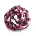 Rosa in tessuto leopardato vintage per decorazioni di accessori per abbigliamento fai-da-te - Base piatta / Rosso rosa