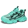 Μοντέρνα αθλητικά παπούτσια dad shoes σε μέντα χρώμα με χοντρή σόλα και λογότυπο αστέρι - 36 / Casual Στυλ (L018) / Χου Λαν