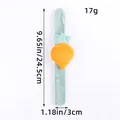 Pluche wortel klaparmband voor kinderen, groen en oranje thema polsbandje voor - Wortel Stijl (T3-25) / 1 Stuk / Groen