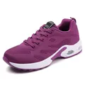 Chaussure de sport violette avec coussin d'air et maille respirante pour femme - 35 / Violet
