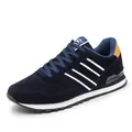 Marineblauwe lichtgewicht heren sportschoenen voor hardlopen en buitenreizen - 38 / Blauw