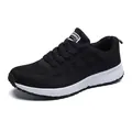 Scarpe da corsa nere leggere in mesh traspirante per fitness e uso quotidiano all'aperto - 35 / Nero