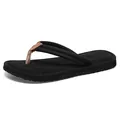 Rutschfeste Herren-Flip-Flops in Schwarz mit weicher Sohle für Sommer und Strand - 35-36 / Schwarz