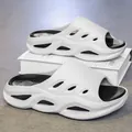 Sandali sportivi da uomo con suola spessa in bianco per l'estate e la spiaggia - 40/41 / bianco e nero