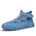 Zapatillas dad de malla azul transpirable para hombre para el ocio y el deporte de verano - 39 / Azul