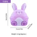 Jouet mignon en peluche de lapin à l'herbe à chat pour chats jouet interactif pour chatons - Lapin Mignon