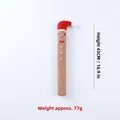Long Christmas gingerbread man plush dog chew toy for pets, height 43cm, weight 77g - Gingerbread Man