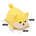 Gele Shiba Inu pluche hondenspeeltje van zachte maïsfleece, lengte 33 cm - Voor Middelgrote En Grote Honden / Grote Corgi Stijl