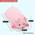 Klein roze varken piepend pluche hondenspeelgoed voor kauwers, 24 cm bijtspeelgoed - Voor Kleine En Middelgrote Honden / Kleine Varken Stijl