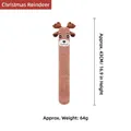 Christmas reindeer plush dog toy long stick for teething and interactive fetching play - Christmas Reindeer Stick