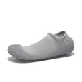 Leichte graue Yoga-Socken-Schuhe mit rutschfester Granulat-Sohle für Damen und Herren - 34 / Elegantes Grau (666)