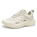 Stylish off-white chunky mesh sneakers for men outdoor sports - 39 / Beige