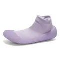 Atmungsaktive lavendelfarbene Yoga-Socken-Schuhe mit strukturierter Gummisohle - 34 / Rolandviolett